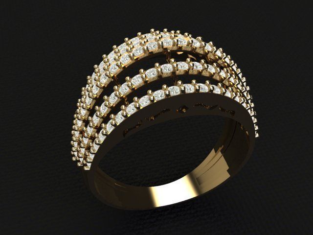 Rings 3D print model_1