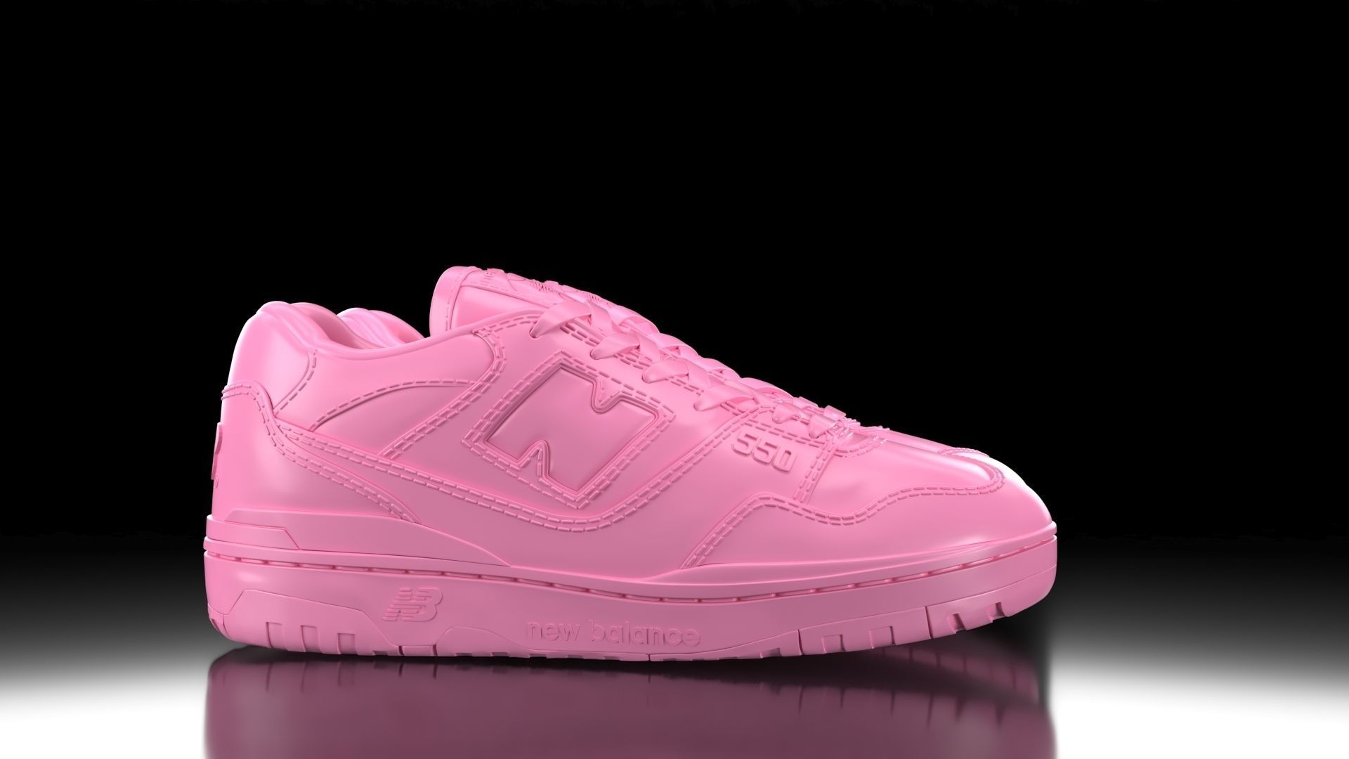 New Balance 550 3D print model_1
