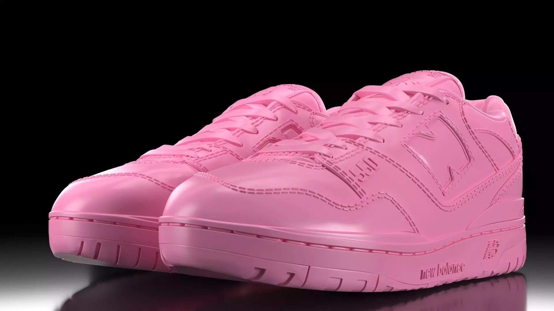 New Balance 550 3D print model_0