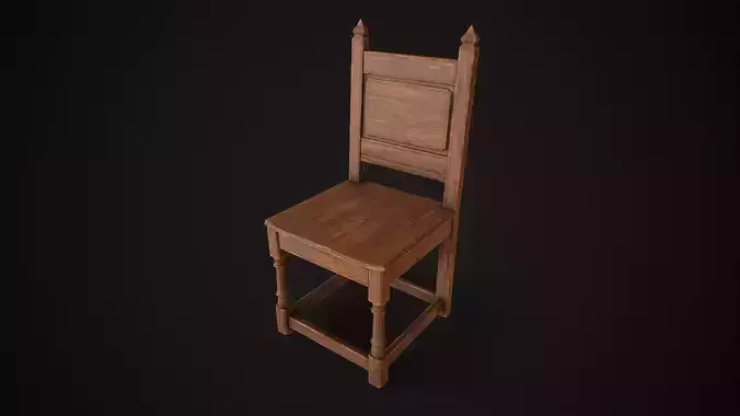 Medieval old chair