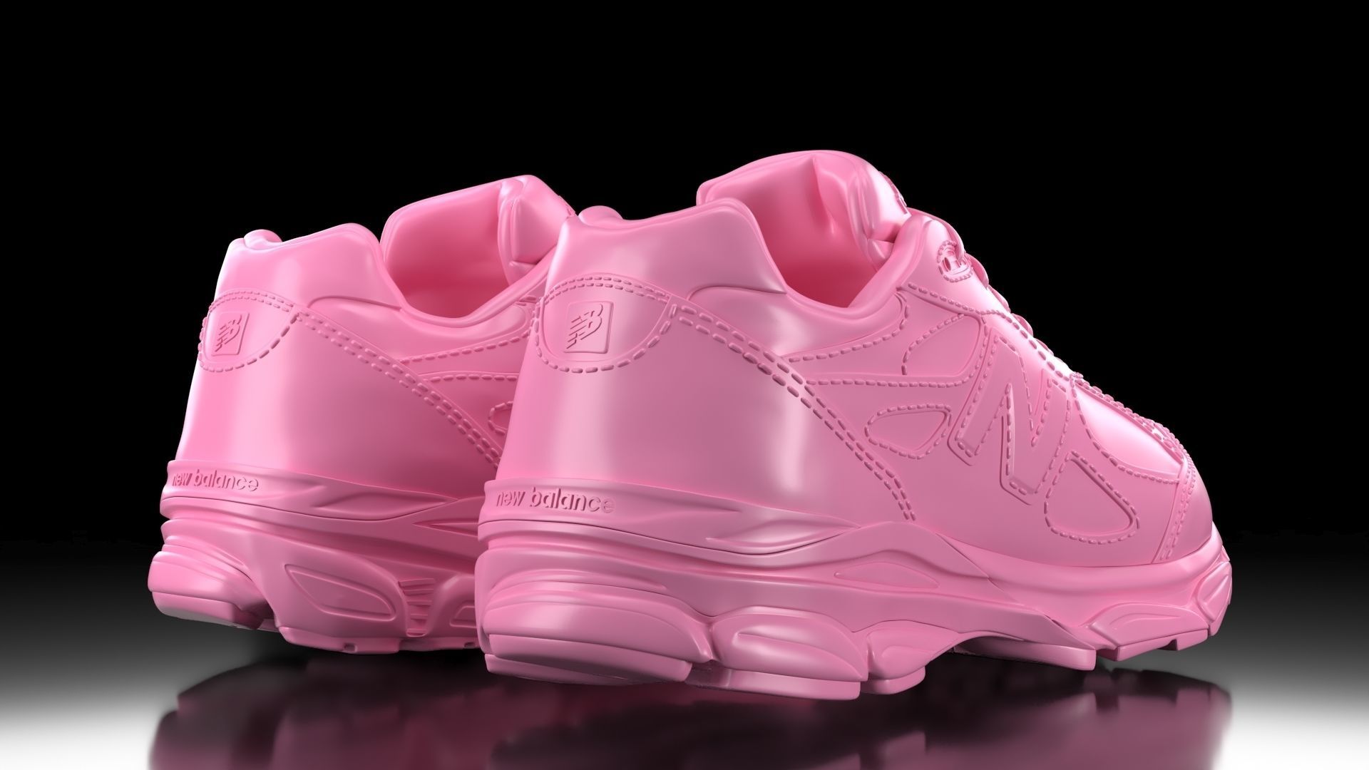 New Balance 990 V3 3D print model_3