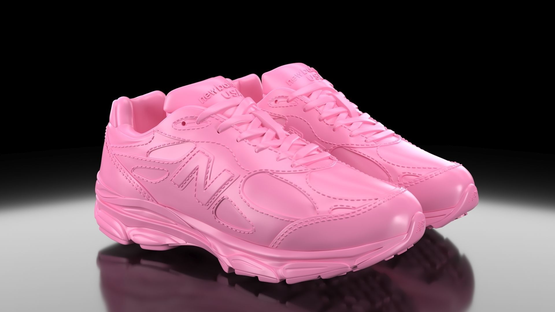 New Balance 990 V3 3D print model_2