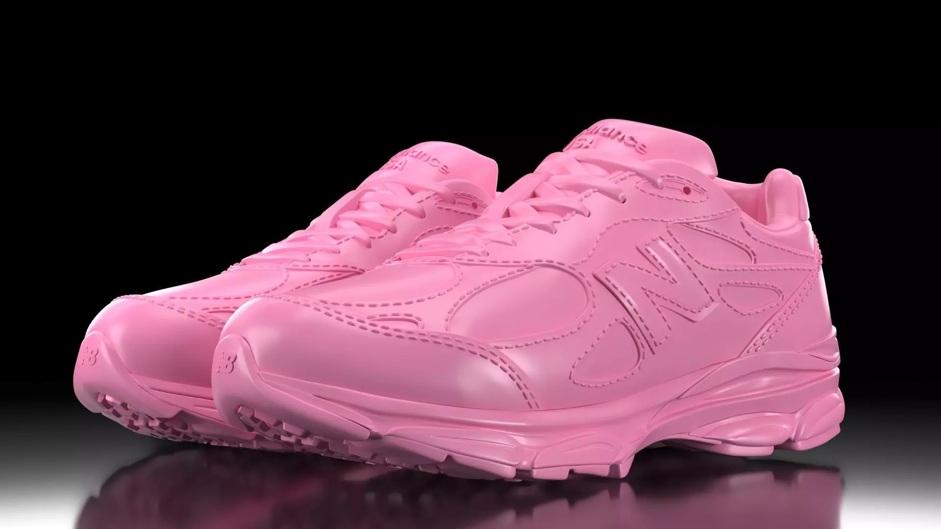 New Balance 990 V3 3D print model_0