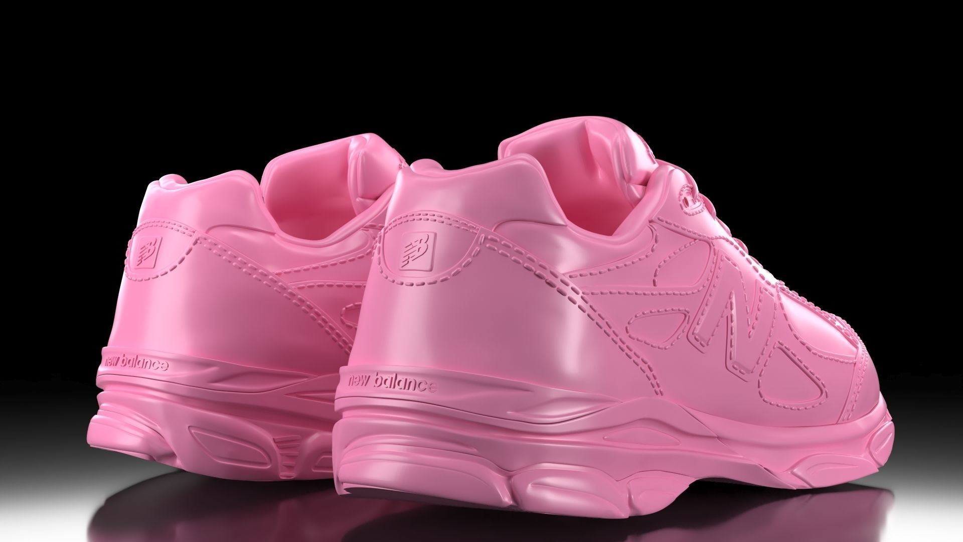 New Balance 990 V3 3D print model_3