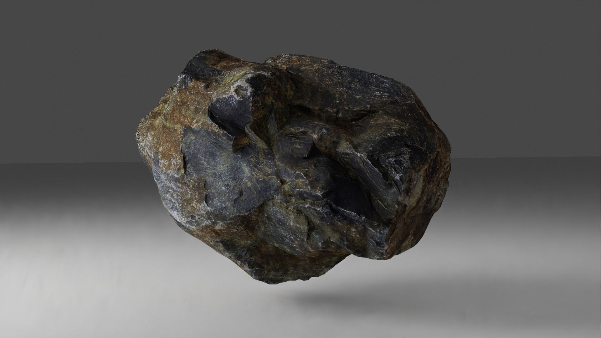 Basalt Rock - 8K Textures - 6 Mesh Resolutions Low-poly 3D model_2