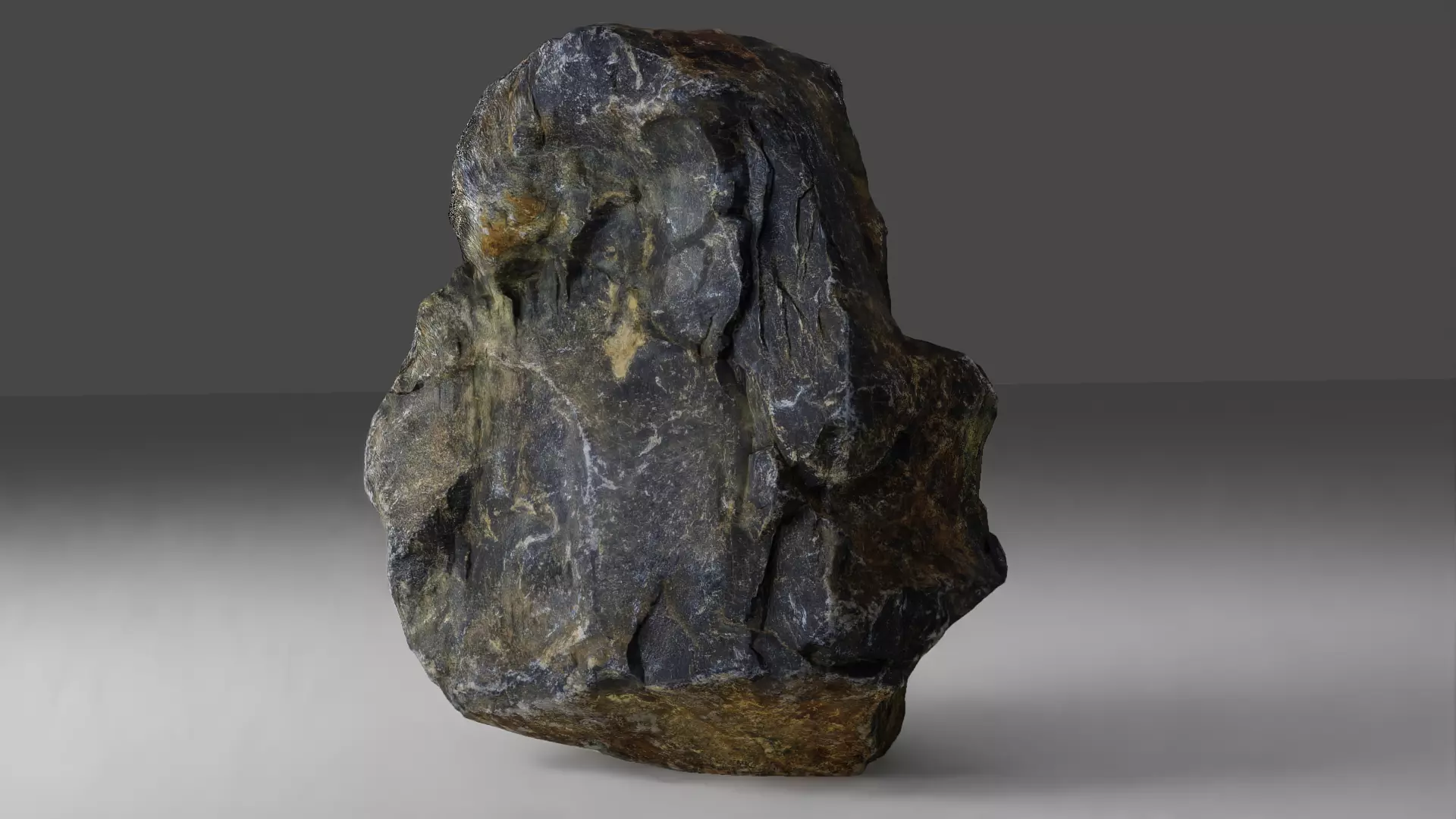 Basalt Rock - 8K Textures - 6 Mesh Resolutions Low-poly 3D model_0