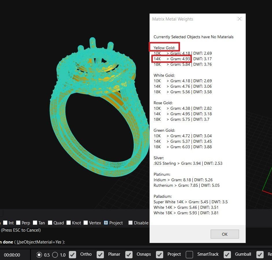 Diamond Ring 3D print model_6