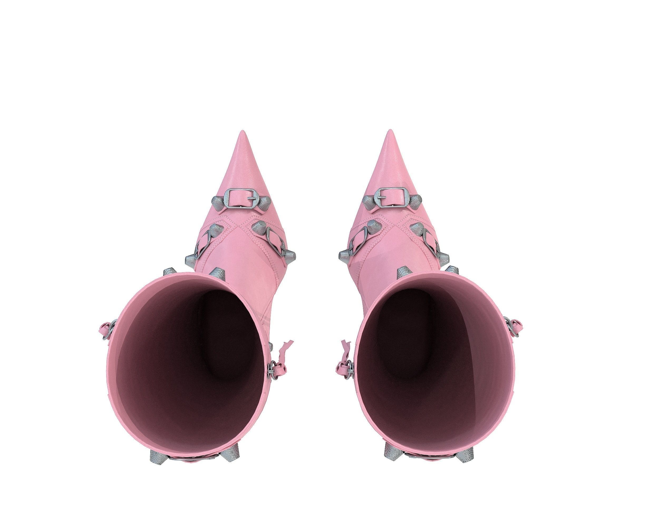 Balenciaga Cagole 90mm Boots Low-poly 3D model_14