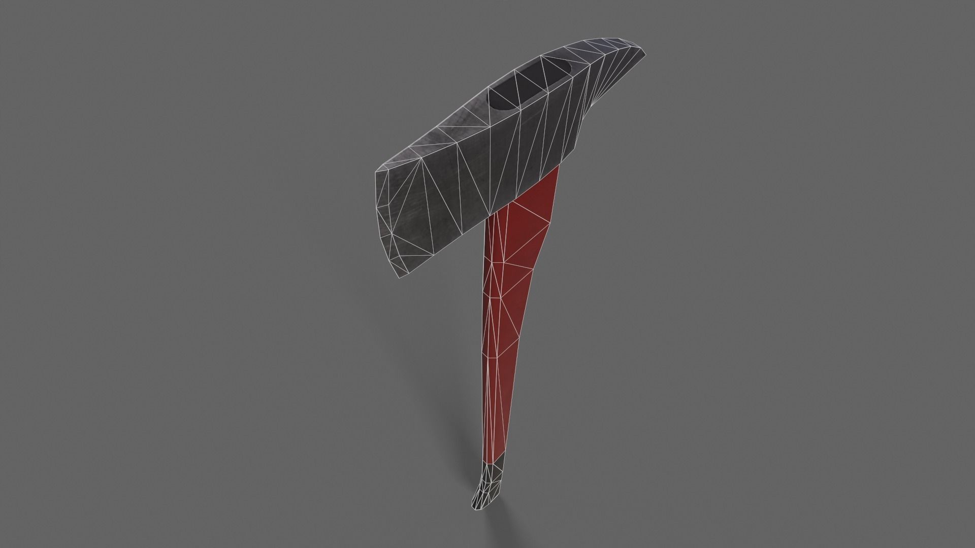 PBR Fire Axe Low-poly 3D model_31