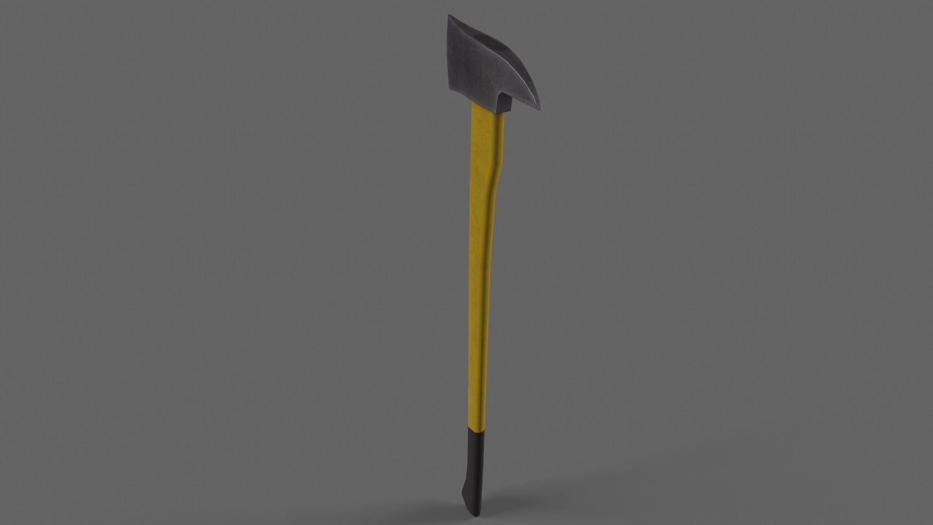 PBR Fire Axe Low-poly 3D model_25