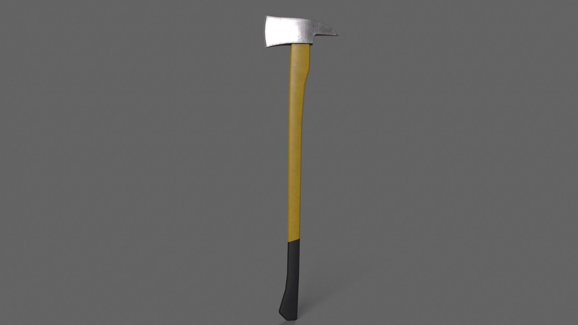 PBR Fire Axe Low-poly 3D model_17