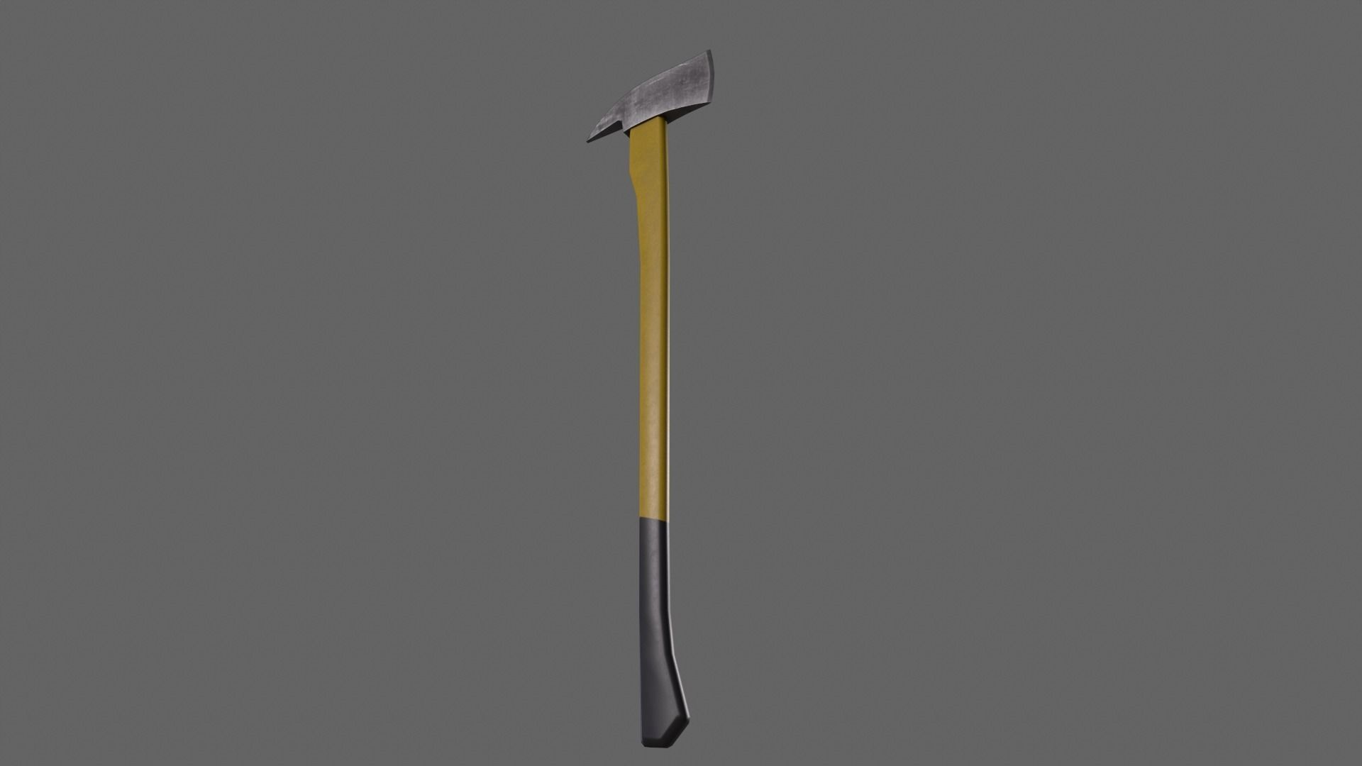 PBR Fire Axe Low-poly 3D model_13