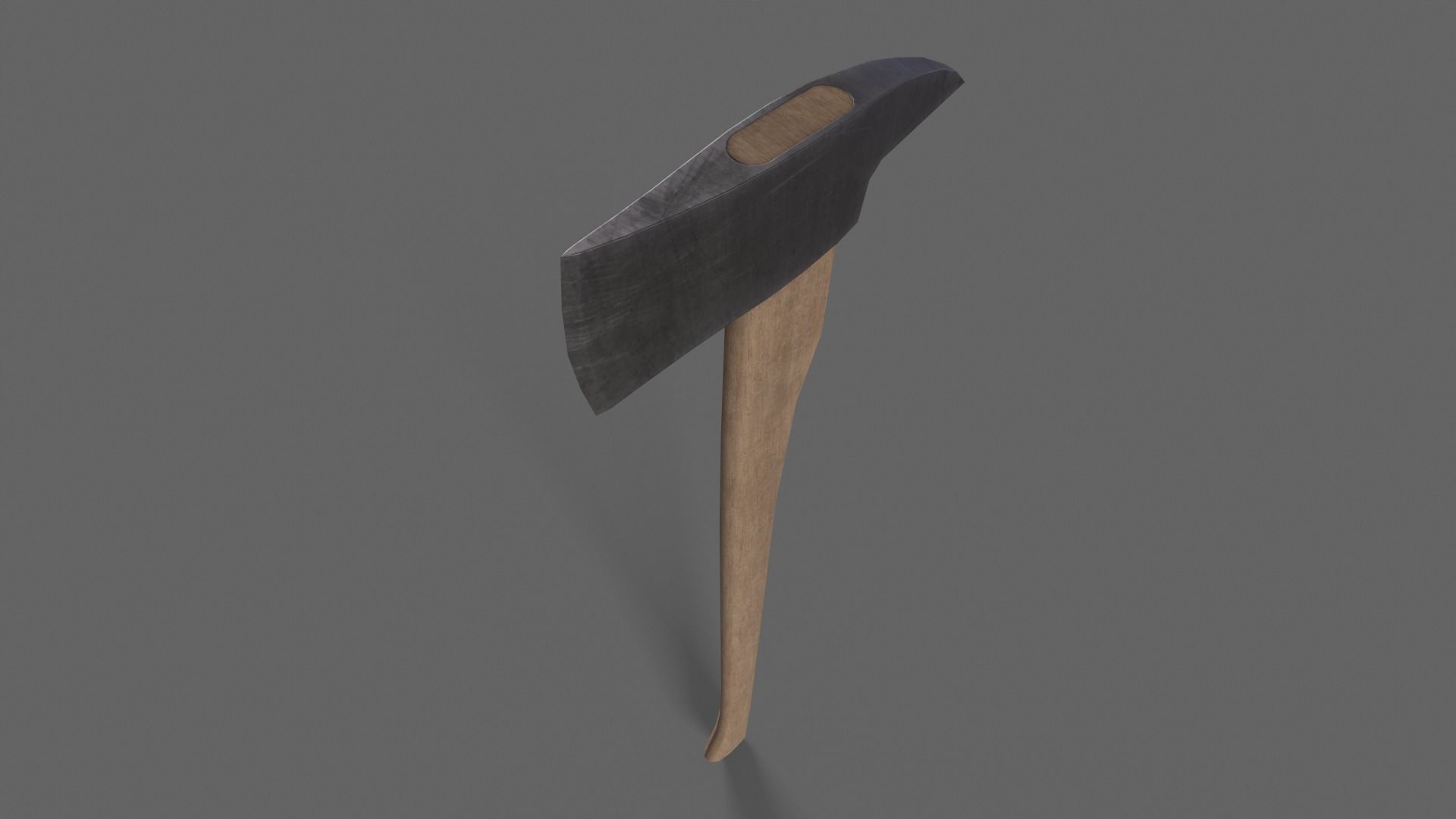 PBR Fire Axe Low-poly 3D model_19