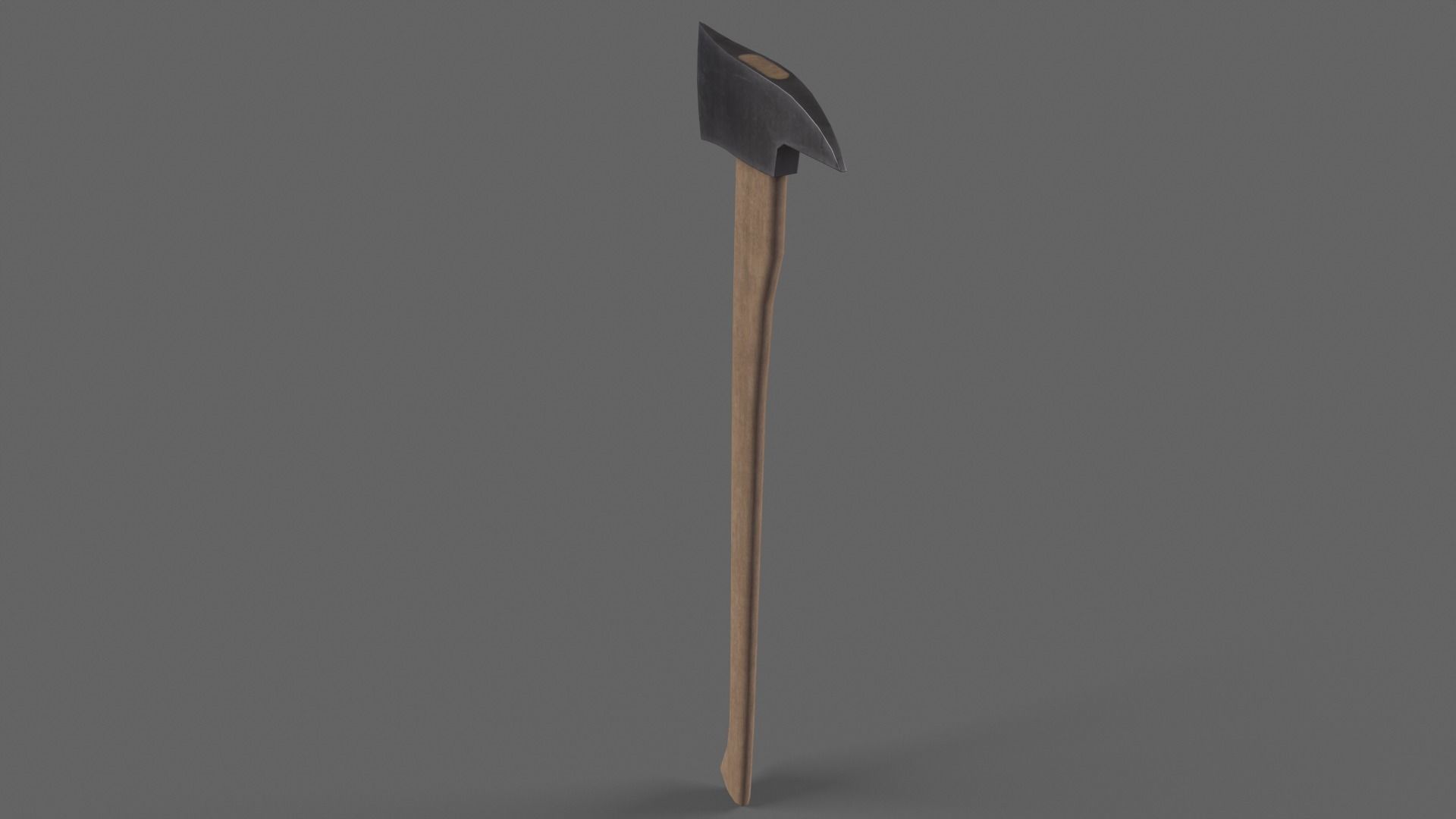 PBR Fire Axe Low-poly 3D model_23