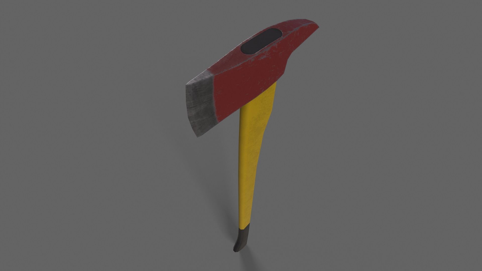 PBR Fire Axe Low-poly 3D model_20