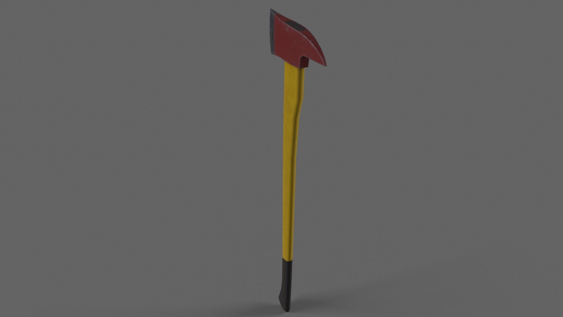 PBR Fire Axe Low-poly 3D model_24