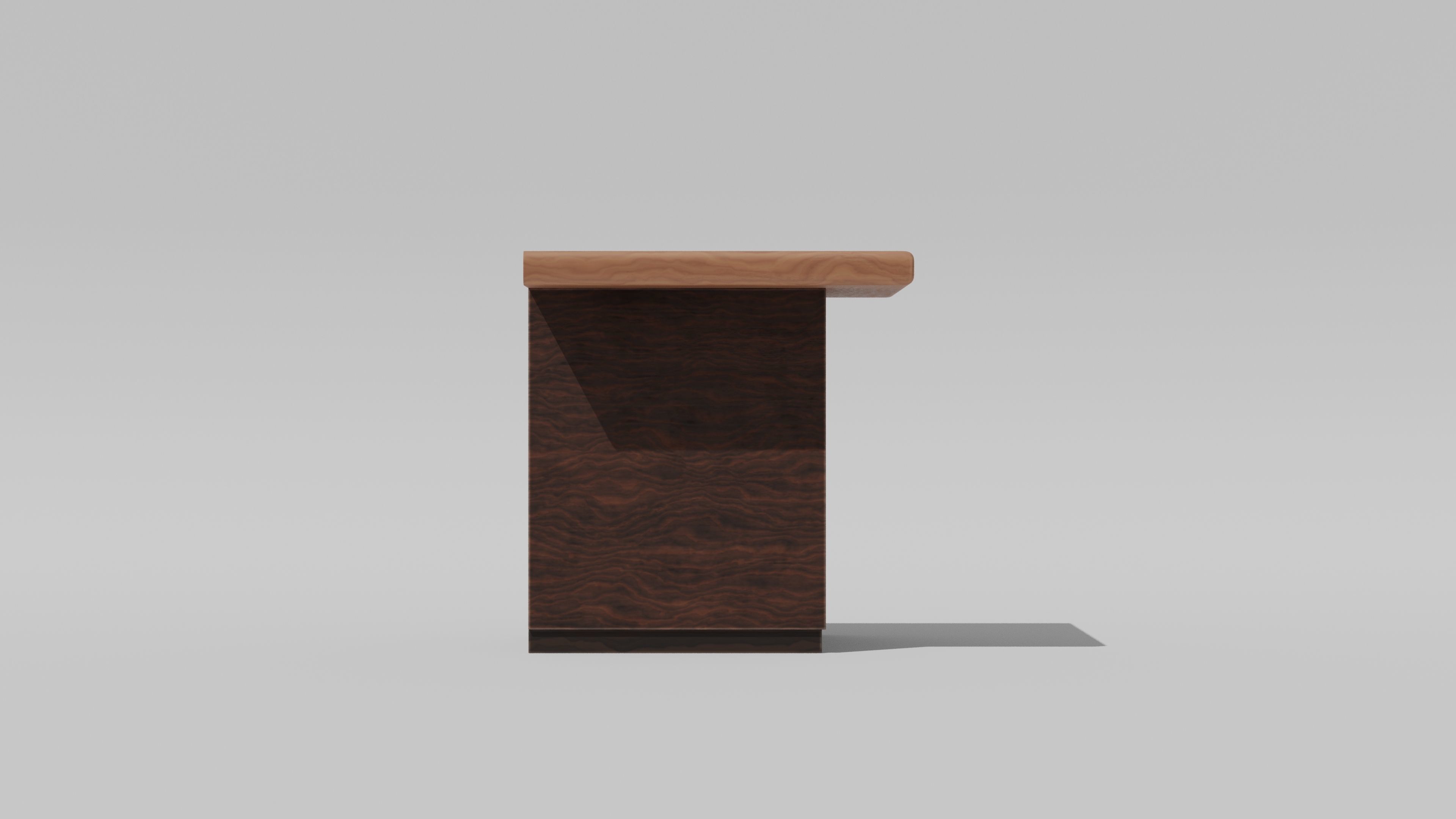 Japanese Furniture Kit - Counter 2 of 7 Outer Corner Low-poly 3D model_4