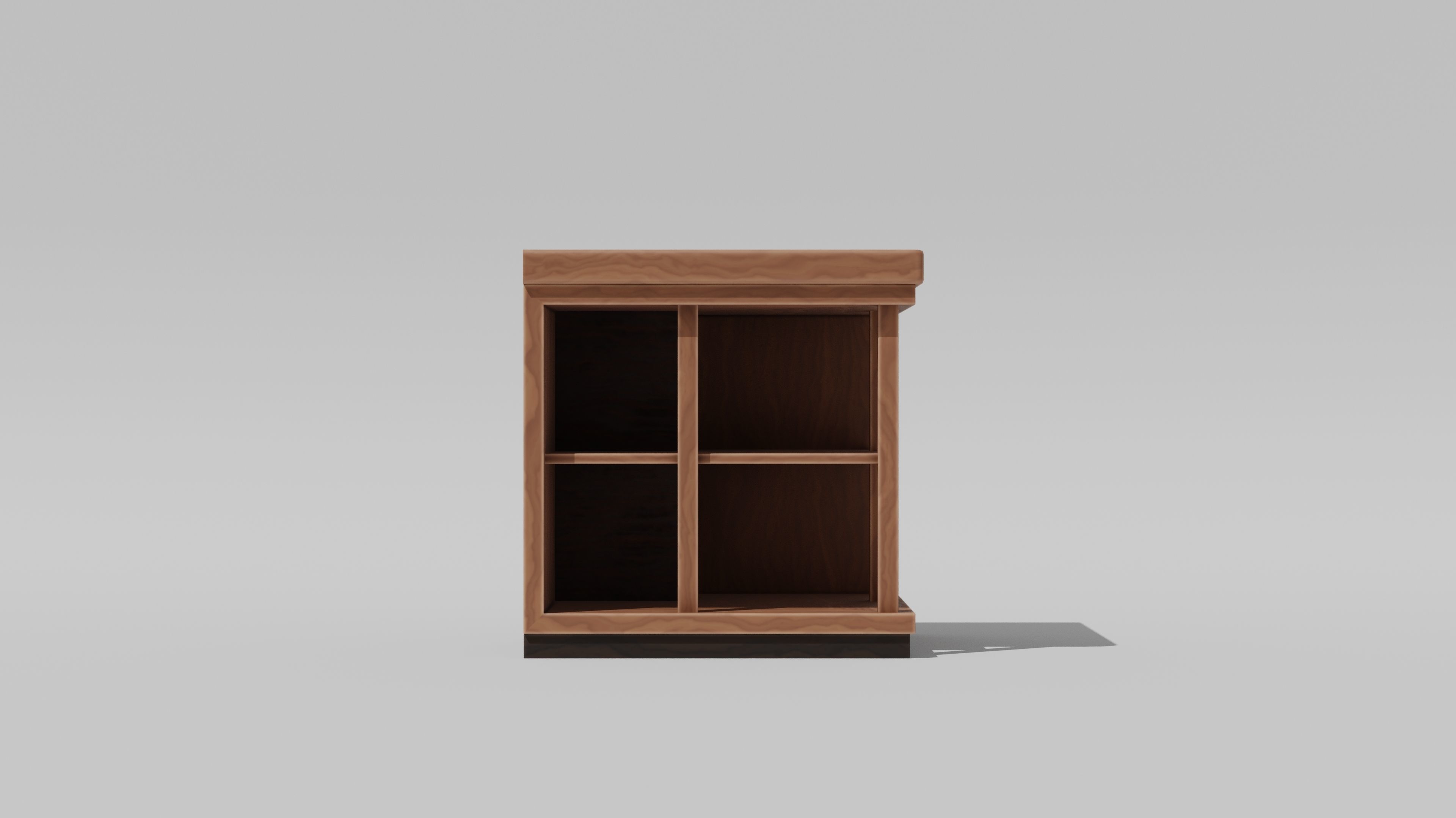 Japanese Furniture Kit - Counter 3 of 7 Inner Corner Low-poly 3D model_5