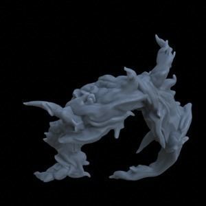 5 MAGIC FIRE FOR DIORAMA TABLETOP SUPPORTED STL 3D print model_3