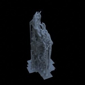 5 MAGIC FIRE FOR DIORAMA TABLETOP SUPPORTED STL 3D print model_8