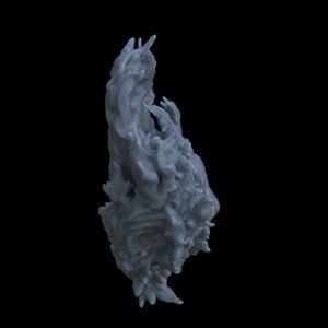 5 MAGIC FIRE FOR DIORAMA TABLETOP SUPPORTED STL 3D print model_7