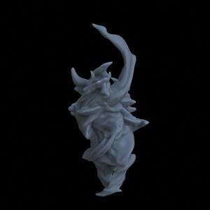 5 MAGIC FIRE FOR DIORAMA TABLETOP SUPPORTED STL 3D print model_5