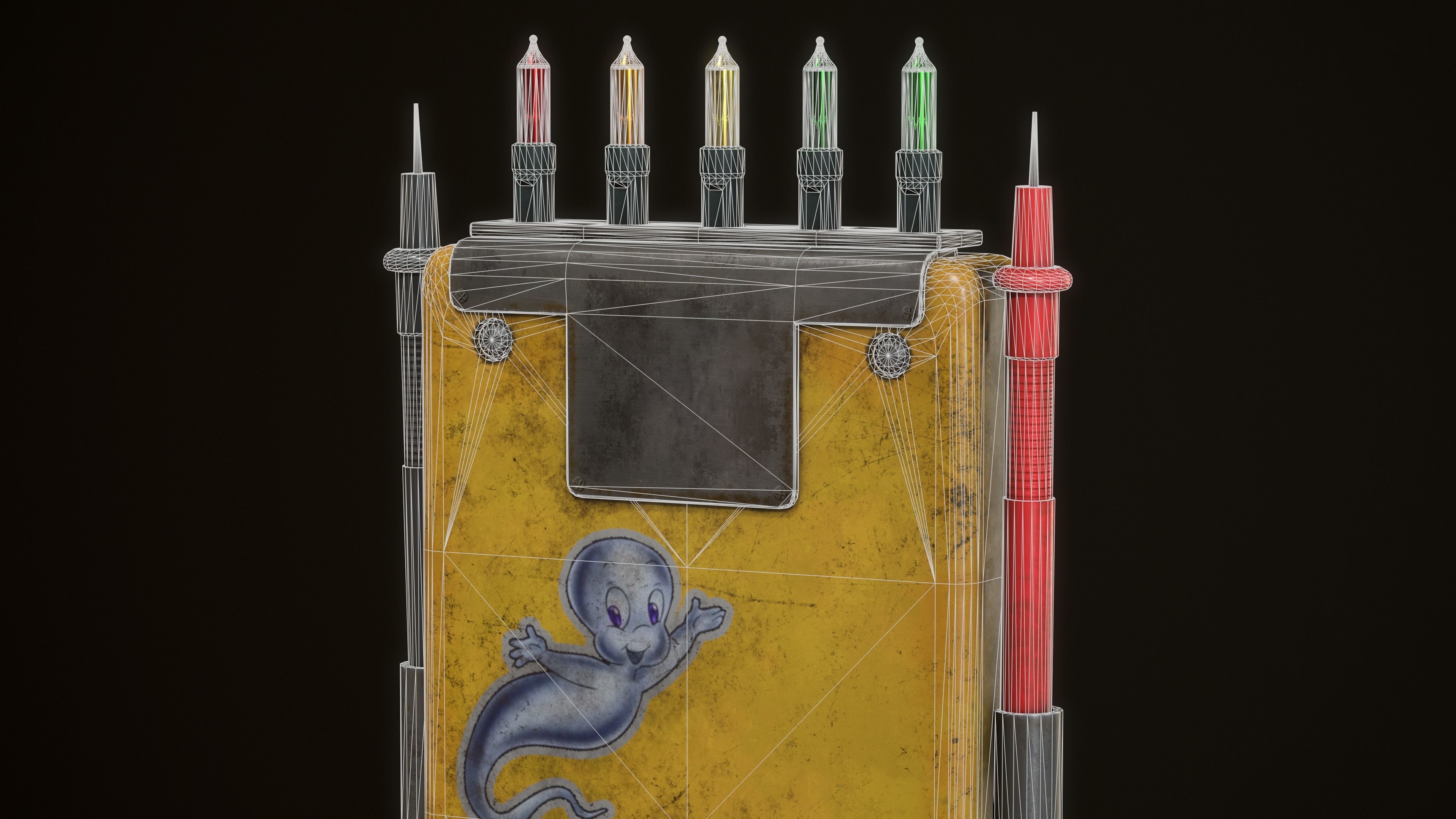 EMF Multimeter with a Spoon  Low-poly 3D model_4