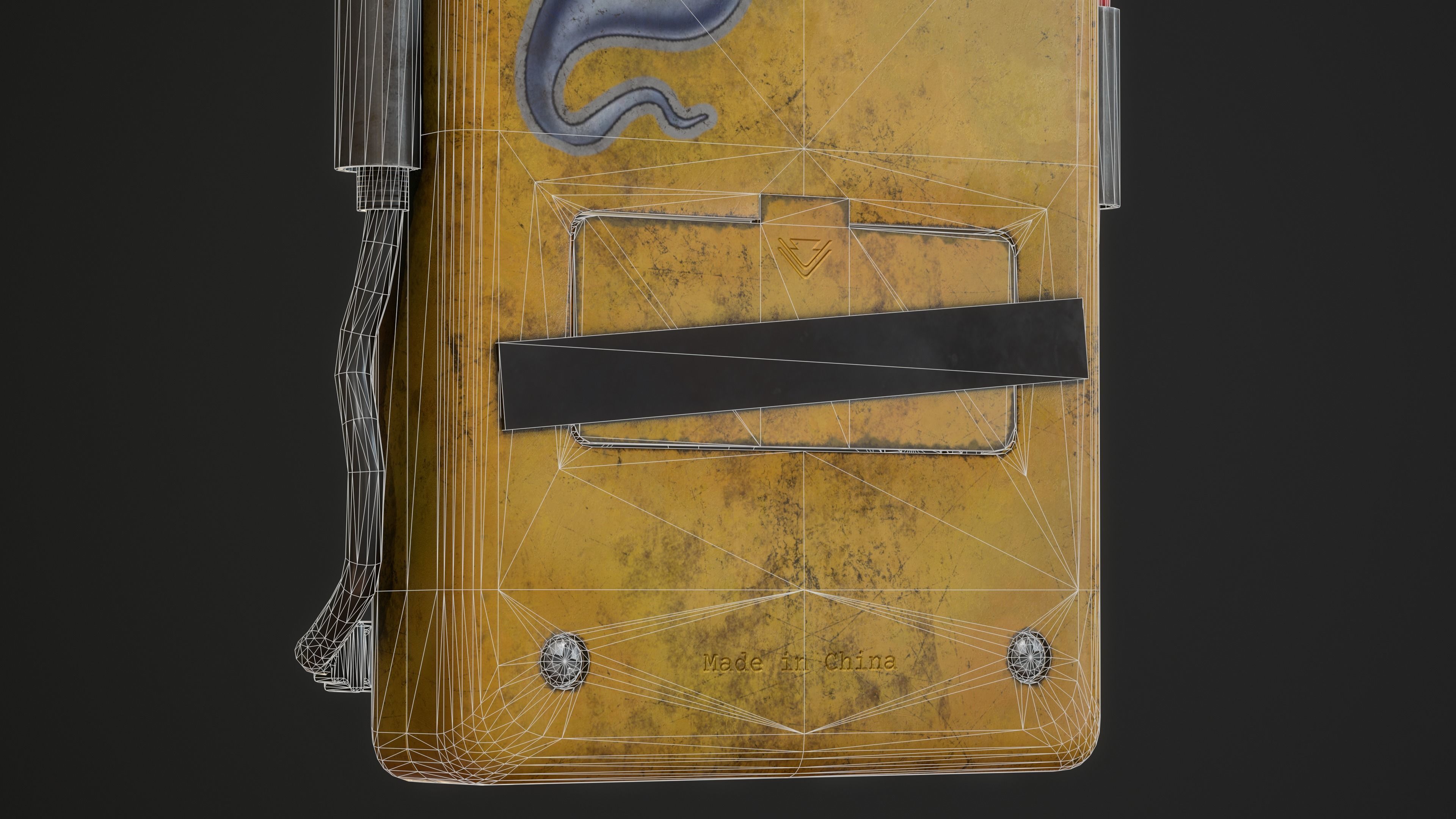 EMF Multimeter with a Spoon  Low-poly 3D model_5