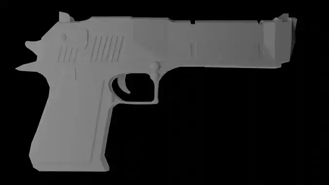 Low Poly Desert Eagle