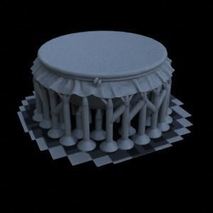 CLAY JUG FOR DIORAMA TABLETOP 1-35 SUPPORTED STL 3D print model_21