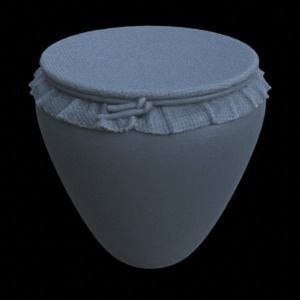 CLAY JUG FOR DIORAMA TABLETOP 1-35 SUPPORTED STL 3D print model_9