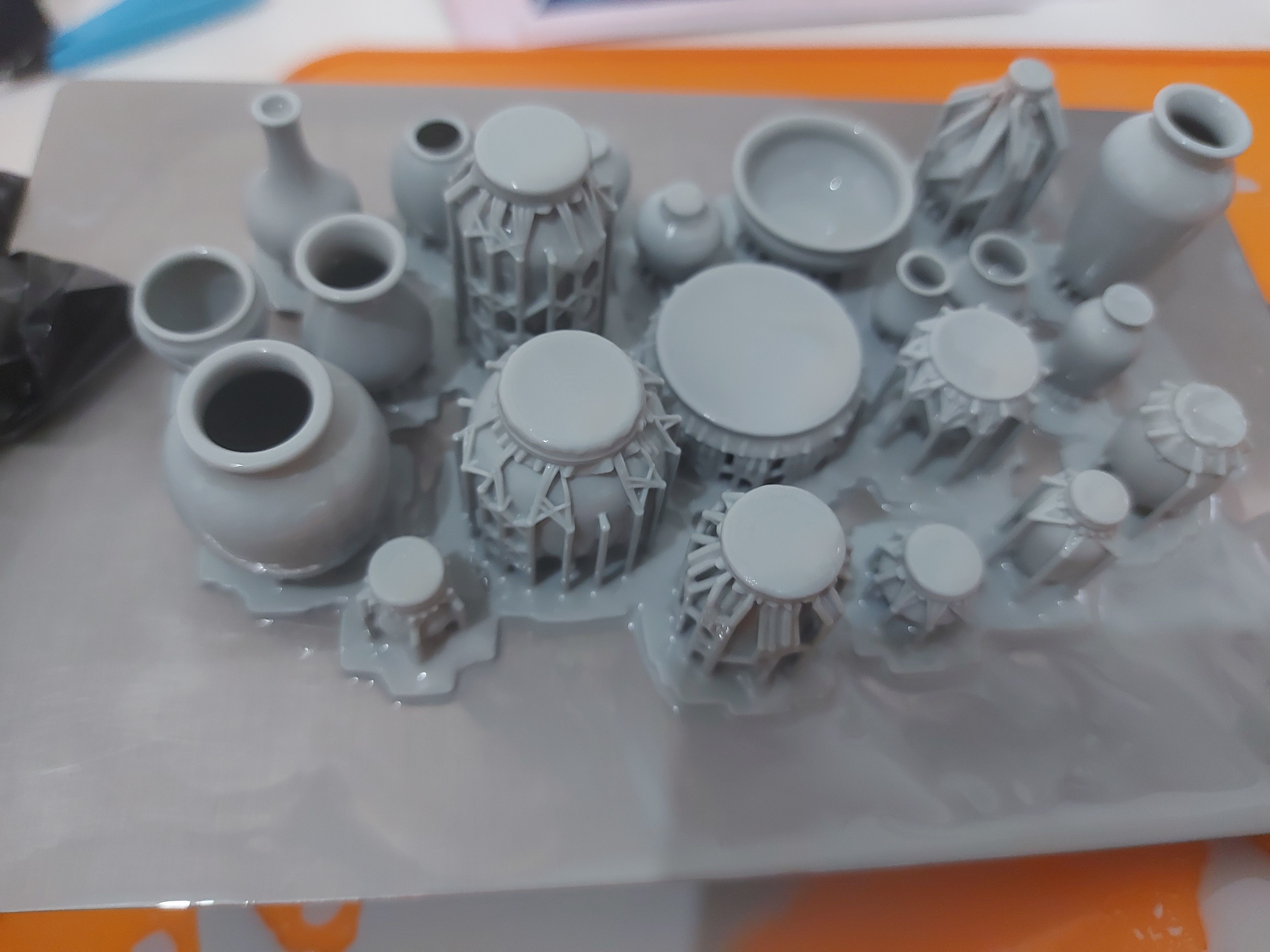 CLAY JUG FOR DIORAMA TABLETOP 1-35 SUPPORTED STL 3D print model_3