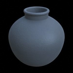 CLAY JUG FOR DIORAMA TABLETOP 1-35 SUPPORTED STL 3D print model_13