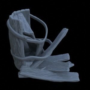 BARRELS FOR DIORAMA TABLETOP 1-35 SUPPORTED STL 3D print model_10