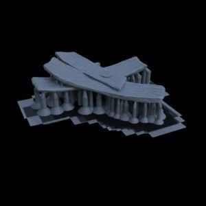 BARRELS FOR DIORAMA TABLETOP 1-35 SUPPORTED STL 3D print model_7