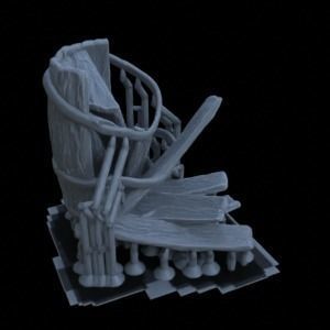 BARRELS FOR DIORAMA TABLETOP 1-35 SUPPORTED STL 3D print model_11