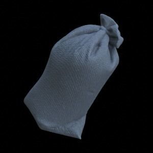 SACK OF GRAINS FOR TERRAIN DIORAMA TABLETOP 1-35 SUPPORTED STL 3D print model_28