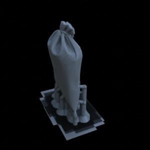 SACK OF GRAINS FOR TERRAIN DIORAMA TABLETOP 1-35 SUPPORTED STL 3D print model_25