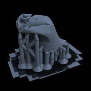 SACK OF GRAINS FOR TERRAIN DIORAMA TABLETOP 1-35 SUPPORTED STL 3D print model_22