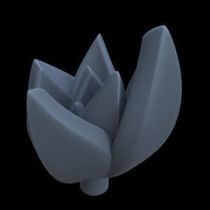 9 SUCCULENT PLANTS FOR TERRAIN DIORAMA TABLETOP 1-35 3D print model_10