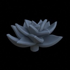 9 SUCCULENT PLANTS FOR TERRAIN DIORAMA TABLETOP 1-35 3D print model_14