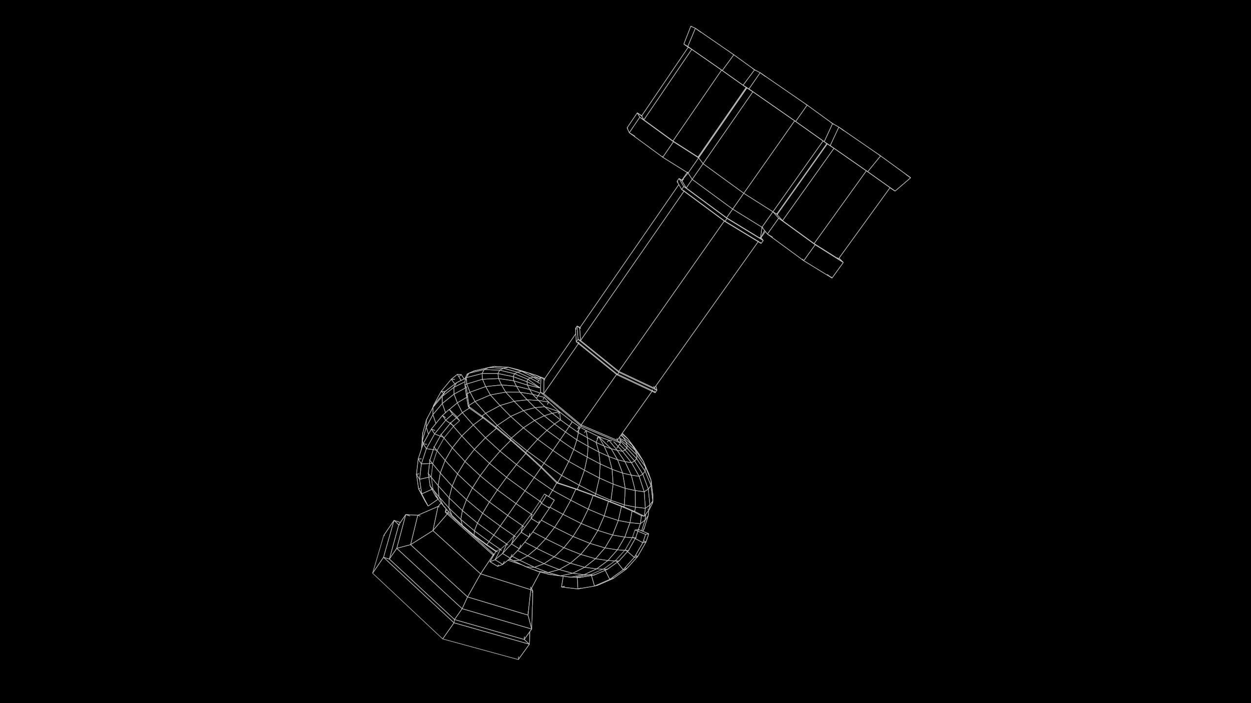 3D Antique Chinese Vase Bronze Low-poly 3D model_7