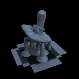 10 SPOTTED MUSHROOMS FOR TERRAIN DIORAMA TABLETOP 1-35 3D print model_18