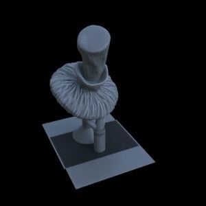 10 SPOTTED MUSHROOMS FOR TERRAIN DIORAMA TABLETOP 1-35 3D print model_13