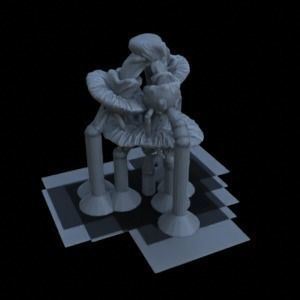 10 SPOTTED MUSHROOMS FOR TERRAIN DIORAMA TABLETOP 1-35 3D print model_14