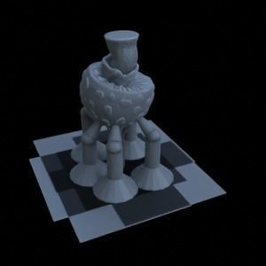 10 SPOTTED MUSHROOMS FOR TERRAIN DIORAMA TABLETOP 1-35 3D print model_1