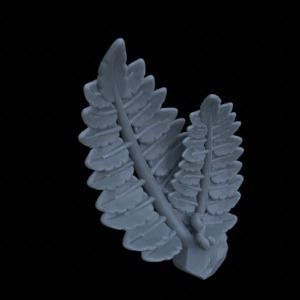 10 FERN PLANTS FOR TERRAIN DIORAMA TABLETOP 1-35 3D print model_9