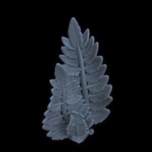 10 FERN PLANTS FOR TERRAIN DIORAMA TABLETOP 1-35 3D print model_7