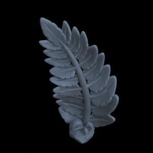 10 FERN PLANTS FOR TERRAIN DIORAMA TABLETOP 1-35 3D print model_3