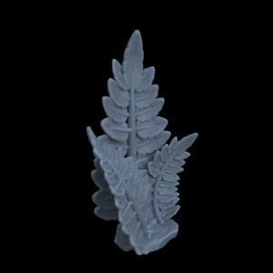 10 FERN PLANTS FOR TERRAIN DIORAMA TABLETOP 1-35 3D print model_13